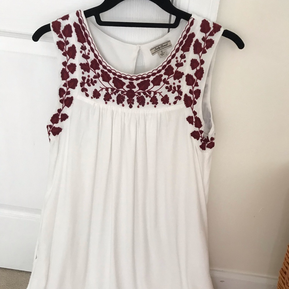 Lucky Brand Hannah embroidered shift dress